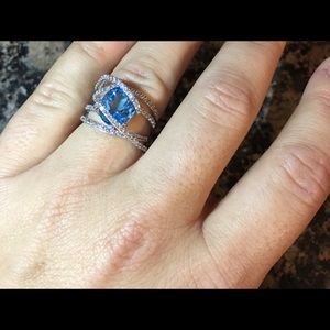 Blue Topaz Ring